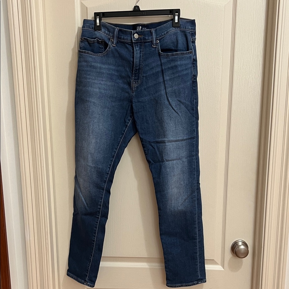 GAP Men's Dark Blue Slim Jeans